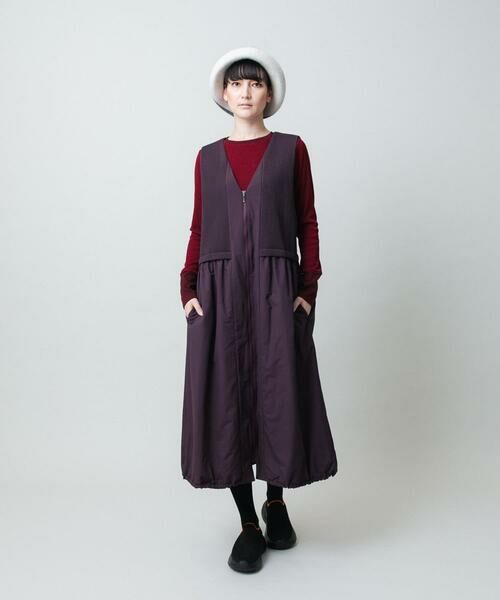 HIROKO KOSHINO / ヒロココシノ ロング・マキシ丈スカート | 薄綿ウォームジャンパースカート/洗える | 詳細14