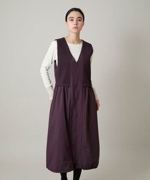 HIROKO KOSHINO / ヒロココシノ ロング・マキシ丈スカート | 薄綿ウォームジャンパースカート/洗える | 詳細2