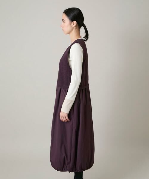 HIROKO KOSHINO / ヒロココシノ ロング・マキシ丈スカート | 薄綿ウォームジャンパースカート/洗える | 詳細3