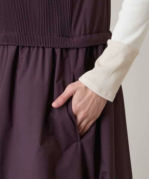 HIROKO KOSHINO / ヒロココシノ ロング・マキシ丈スカート | 薄綿ウォームジャンパースカート/洗える | 詳細8