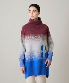 HIROKO KOSHINO / ヒロココシノ チュニック | グラデーションジャカードニットチュニック/洗える