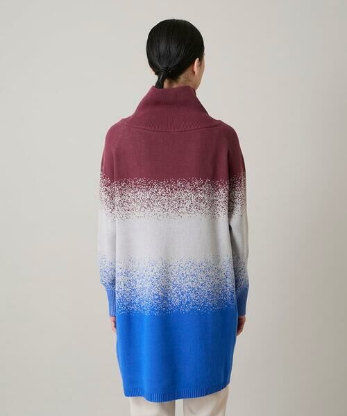 HIROKO KOSHINO / ヒロココシノ チュニック | グラデーションジャカードニットチュニック/洗える | 詳細2