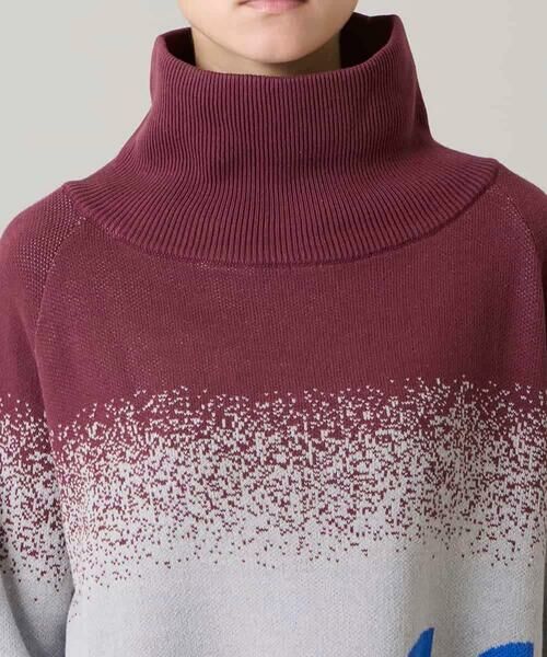 HIROKO KOSHINO / ヒロココシノ チュニック | グラデーションジャカードニットチュニック/洗える | 詳細3