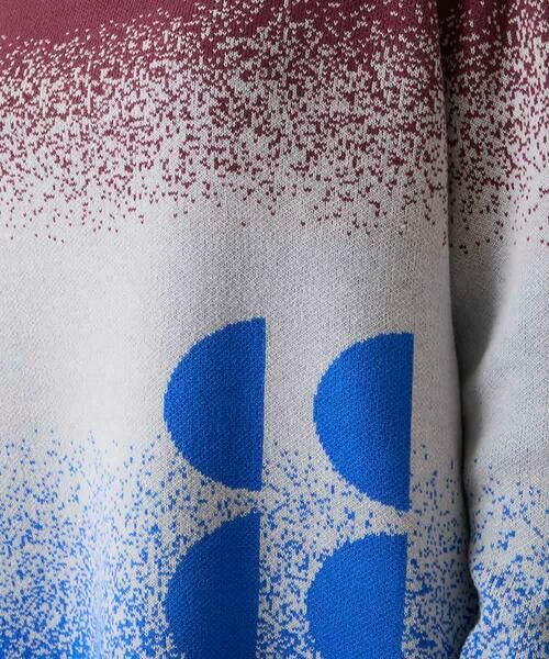 HIROKO KOSHINO / ヒロココシノ チュニック | グラデーションジャカードニットチュニック/洗える | 詳細7