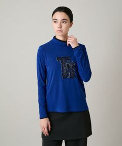 HIROKO KOSHINO / ヒロココシノ カットソー | カットワークロゴ刺繍ウォームカットソー/日本製/洗える