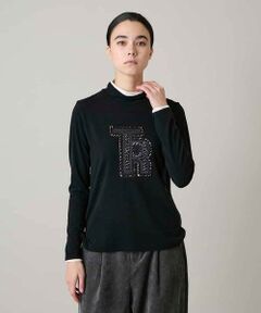 HIROKO KOSHINO / ヒロココシノ カットソー | カットワークロゴ刺繍ウォームカットソー/日本製/洗える