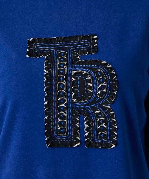 HIROKO KOSHINO / ヒロココシノ カットソー | カットワークロゴ刺繍ウォームカットソー/日本製/洗える | 詳細8