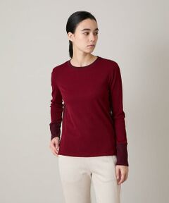 HIROKO KOSHINO / ヒロココシノ カットソー | 配色ブロッキングデザインカットソー/日本製/洗える