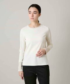 HIROKO KOSHINO / ヒロココシノ カットソー | 配色ブロッキングデザインカットソー/日本製/洗える