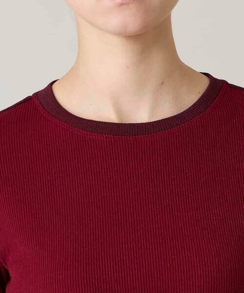 HIROKO KOSHINO / ヒロココシノ カットソー | 配色ブロッキングデザインカットソー/日本製/洗える | 詳細3