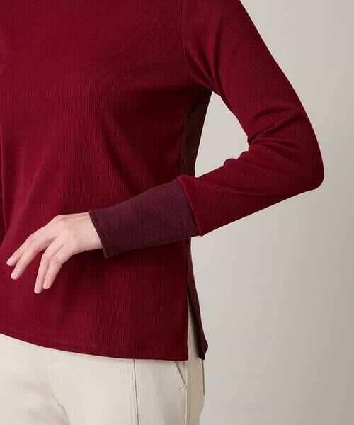 HIROKO KOSHINO / ヒロココシノ カットソー | 配色ブロッキングデザインカットソー/日本製/洗える | 詳細5