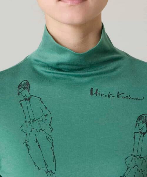 HIROKO KOSHINO / ヒロココシノ カットソー | イラストデザインカットソー/日本製/洗える | 詳細3