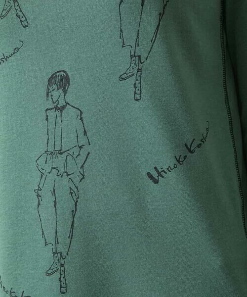 HIROKO KOSHINO / ヒロココシノ カットソー | イラストデザインカットソー/日本製/洗える | 詳細7