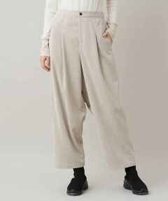 HIROKO KOSHINO / ヒロココシノ チノ・ワークパンツ | コーデュロイサルエルパンツ /洗える