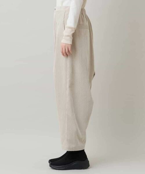 HIROKO KOSHINO / ヒロココシノ チノ・ワークパンツ | コーデュロイサルエルパンツ /洗える | 詳細1