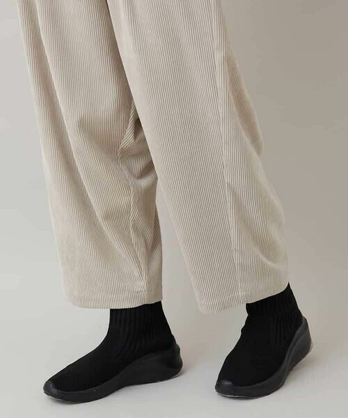 HIROKO KOSHINO / ヒロココシノ チノ・ワークパンツ | コーデュロイサルエルパンツ /洗える | 詳細6