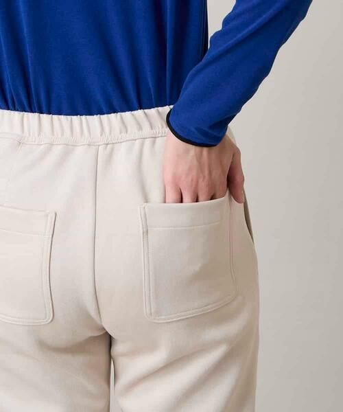 HIROKO KOSHINO / ヒロココシノ チノ・ワークパンツ | スエードライクシルエットパンツ/洗える | 詳細6
