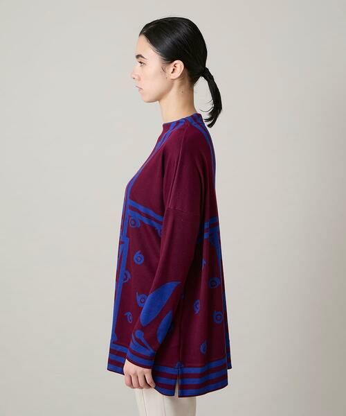 HIROKO KOSHINO / ヒロココシノ チュニック | 幾何ペイズリーボックスシルエットチュニック/日本製/洗える | 詳細1