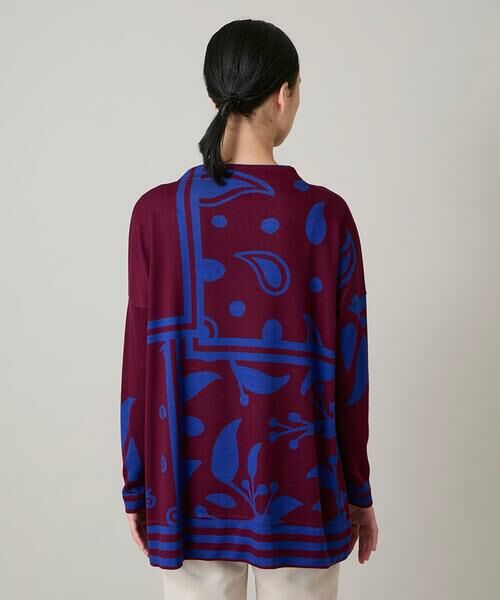 HIROKO KOSHINO / ヒロココシノ チュニック | 幾何ペイズリーボックスシルエットチュニック/日本製/洗える | 詳細2