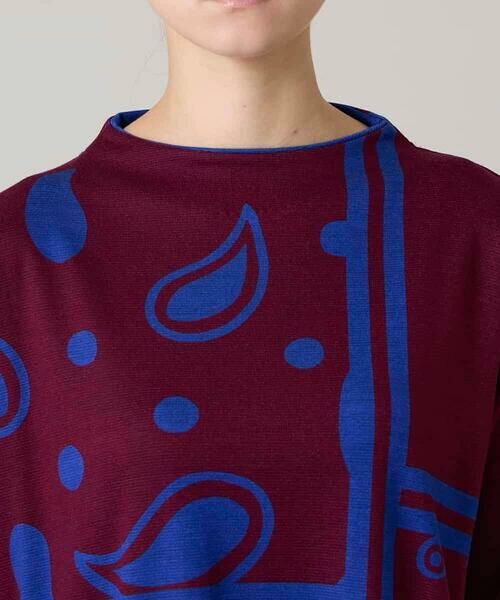 HIROKO KOSHINO / ヒロココシノ チュニック | 幾何ペイズリーボックスシルエットチュニック/日本製/洗える | 詳細3