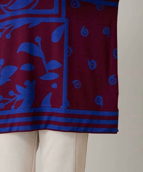 HIROKO KOSHINO / ヒロココシノ チュニック | 幾何ペイズリーボックスシルエットチュニック/日本製/洗える | 詳細6