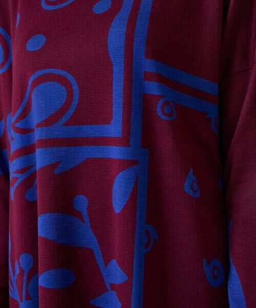 HIROKO KOSHINO / ヒロココシノ チュニック | 幾何ペイズリーボックスシルエットチュニック/日本製/洗える | 詳細8