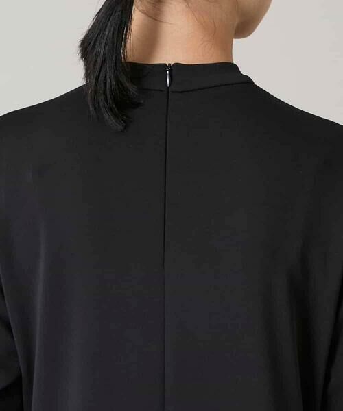 HIROKO KOSHINO / ヒロココシノ ロング・マキシ丈ワンピース | 小付きドット切り替えプリントコンビワンピース/洗える | 詳細5