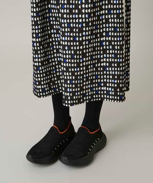 HIROKO KOSHINO / ヒロココシノ ロング・マキシ丈ワンピース | 小付きドット切り替えプリントコンビワンピース/洗える | 詳細8