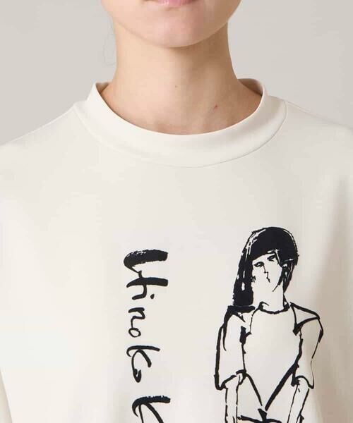 HIROKO KOSHINO / ヒロココシノ チュニック | イラストデザインダンボールチュニック/日本製/洗える | 詳細3