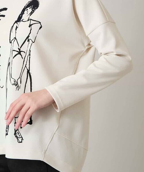 HIROKO KOSHINO / ヒロココシノ チュニック | イラストデザインダンボールチュニック/日本製/洗える | 詳細5