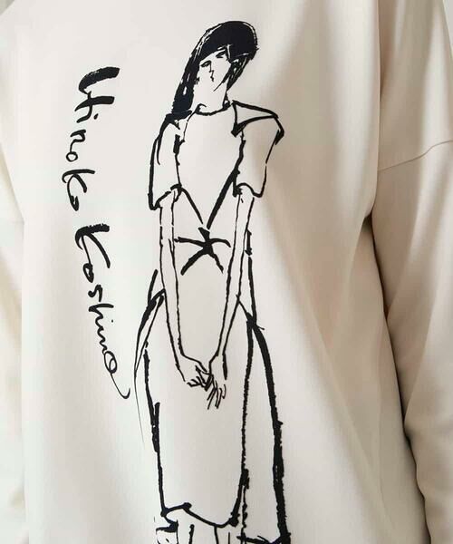 HIROKO KOSHINO / ヒロココシノ チュニック | イラストデザインダンボールチュニック/日本製/洗える | 詳細7