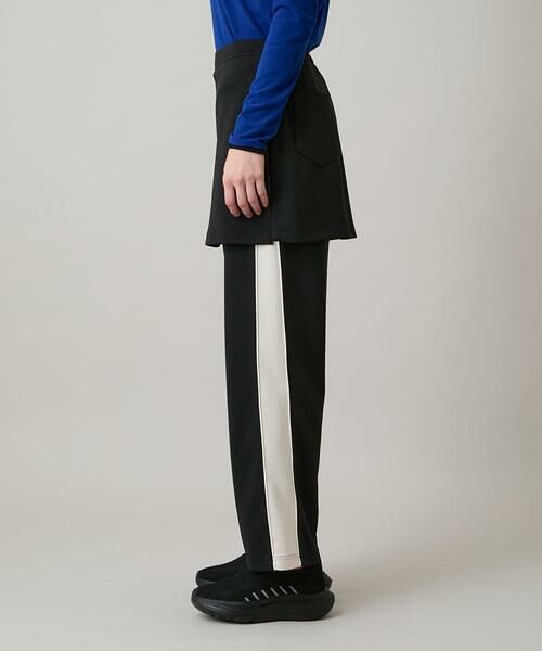 HIROKO KOSHINO / ヒロココシノ その他パンツ | サイドラインレイヤードカバーパンツ/洗える | 詳細1