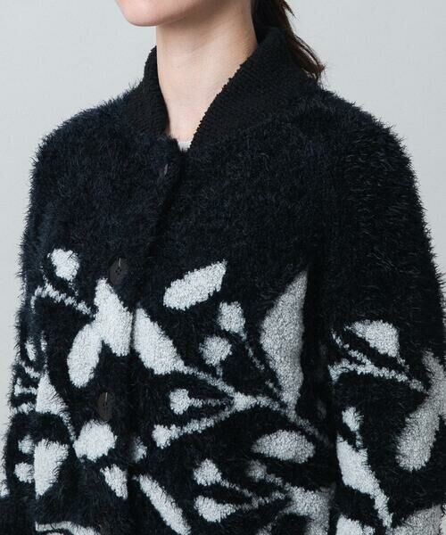 HIROKO KOSHINO / ヒロココシノ カーディガン・ボレロ | ジャガードニットカーディガン/日本製 | 詳細6