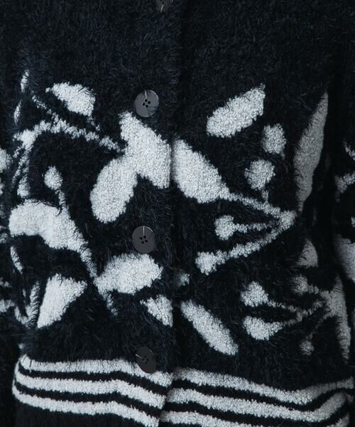HIROKO KOSHINO / ヒロココシノ カーディガン・ボレロ | ジャガードニットカーディガン/日本製 | 詳細9
