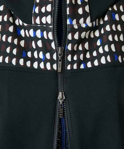 HIROKO KOSHINO / ヒロココシノ パーカー | 小付きドットブロッキングデザインパーカー/洗える | 詳細10