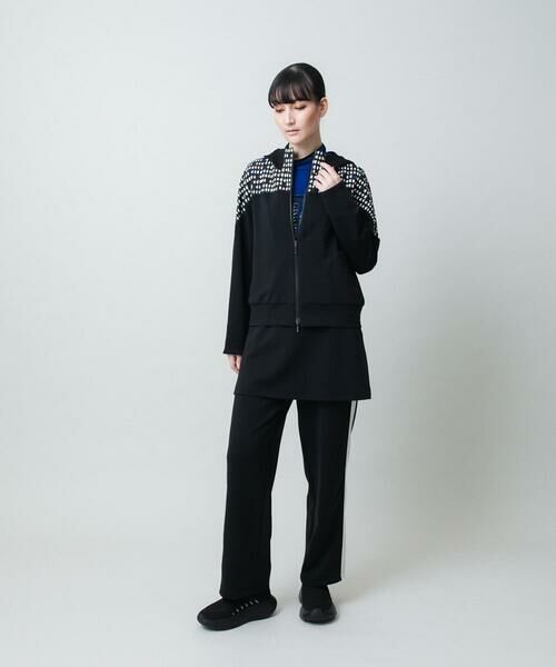 HIROKO KOSHINO / ヒロココシノ パーカー | 小付きドットブロッキングデザインパーカー/洗える | 詳細13