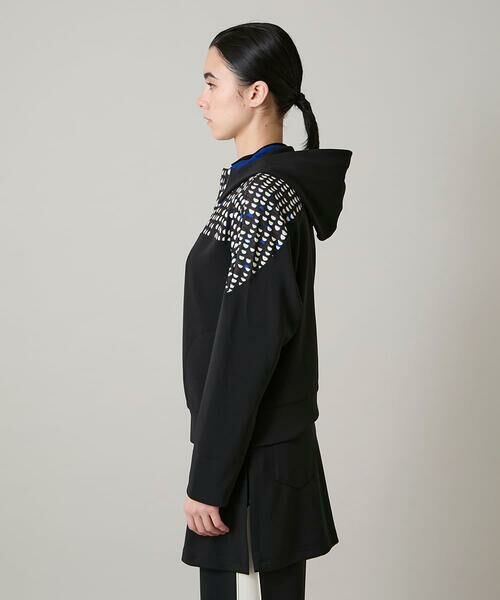 HIROKO KOSHINO / ヒロココシノ パーカー | 小付きドットブロッキングデザインパーカー/洗える | 詳細2
