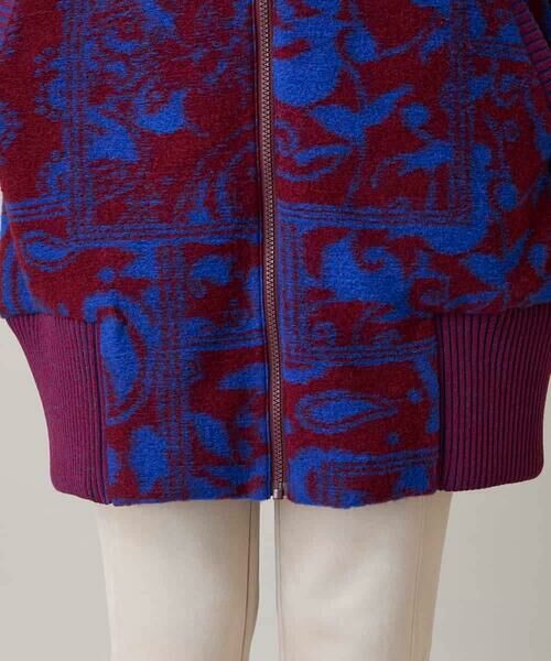 HIROKO KOSHINO / ヒロココシノ その他アウター | 幾何ペイズリージャカードニットコート | 詳細10