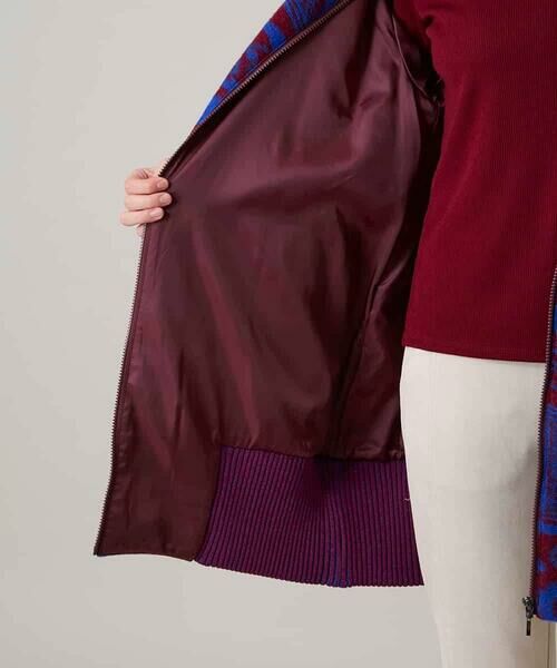 HIROKO KOSHINO / ヒロココシノ その他アウター | 幾何ペイズリージャカードニットコート | 詳細8