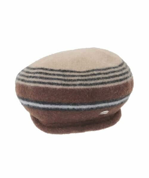 HIROKO KOSHINO / ヒロココシノ キャップ | ボーダーニットベレー | 詳細1