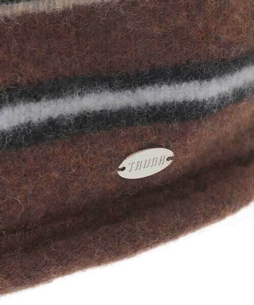 HIROKO KOSHINO / ヒロココシノ キャップ | ボーダーニットベレー | 詳細6