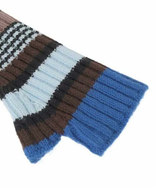 HIROKO KOSHINO / ヒロココシノ 手袋 | ボーダーニットグローブ/洗える | 詳細4
