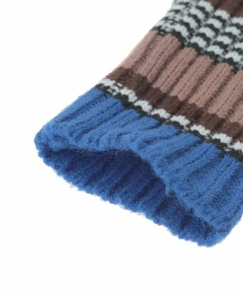 HIROKO KOSHINO / ヒロココシノ 手袋 | ボーダーニットグローブ/洗える | 詳細5