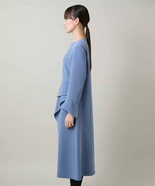 HIROKO KOSHINO / ヒロココシノ ドレス | アシンメトリーカッティングドレス/日本製/洗える | 詳細2