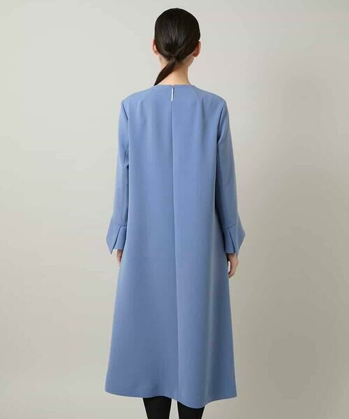 HIROKO KOSHINO / ヒロココシノ ドレス | アシンメトリーカッティングドレス/日本製/洗える | 詳細3