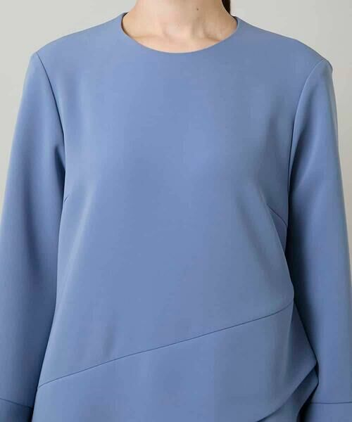 HIROKO KOSHINO / ヒロココシノ ドレス | アシンメトリーカッティングドレス/日本製/洗える | 詳細4