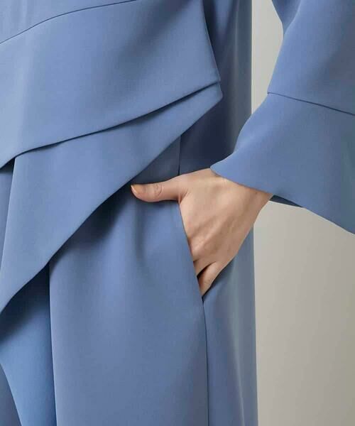 HIROKO KOSHINO / ヒロココシノ ドレス | アシンメトリーカッティングドレス/日本製/洗える | 詳細7