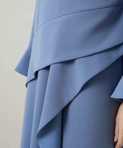 HIROKO KOSHINO / ヒロココシノ ドレス | アシンメトリーカッティングドレス/日本製/洗える | 詳細9