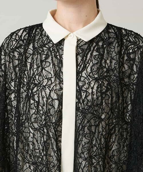 HIROKO KOSHINO / ヒロココシノ ロング・マキシ丈ワンピース | ケープライクシャツワンピース/日本製 | 詳細4