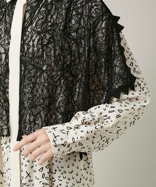 HIROKO KOSHINO / ヒロココシノ ロング・マキシ丈ワンピース | ケープライクシャツワンピース/日本製 | 詳細6